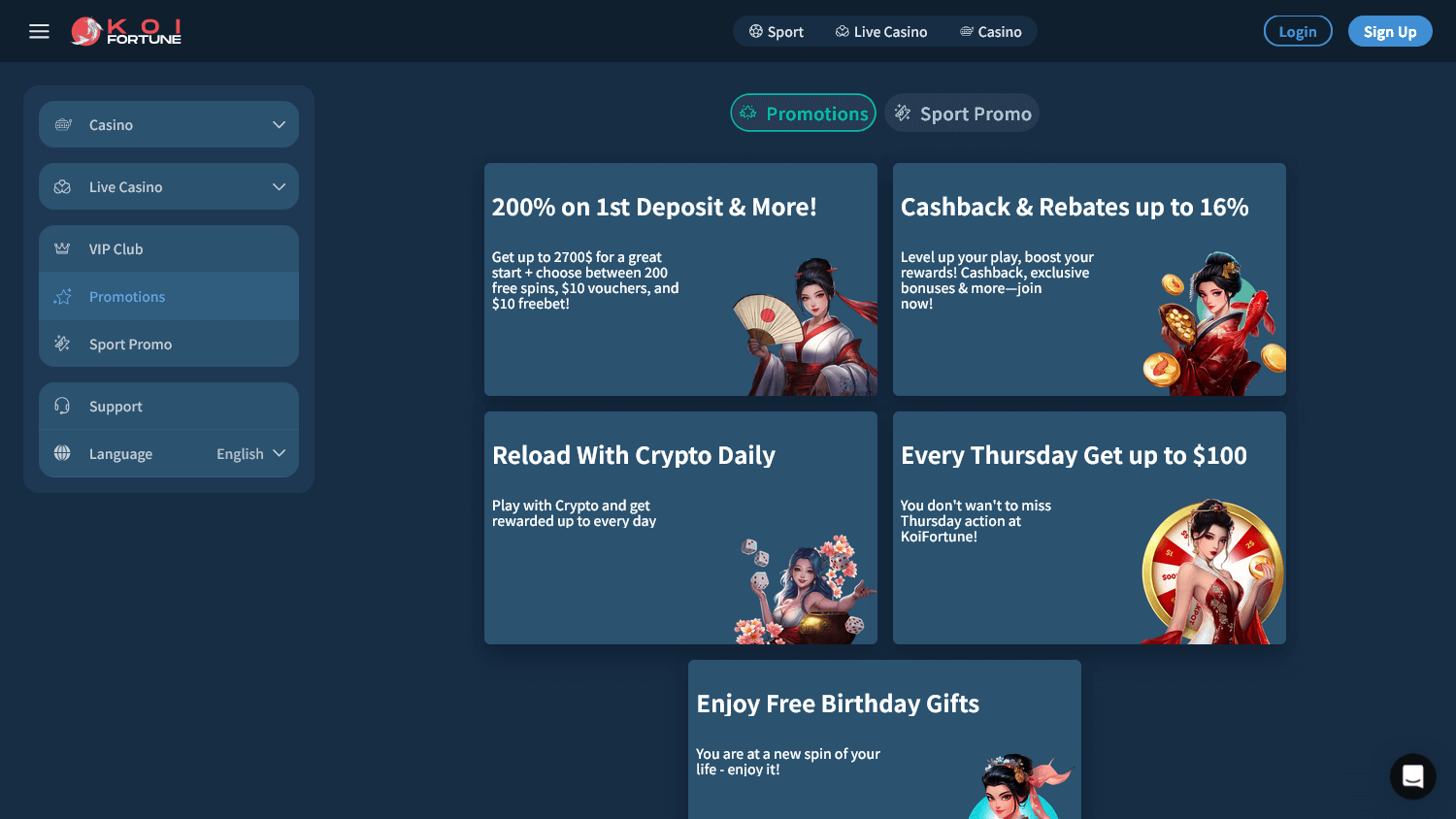 KoiFortunes Casino Mobilversion och Appar - Spela Var Du Vill!